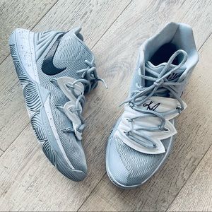 Nike Air Zoom Cushioning Kyrie 5 Basketball Shoes Grey